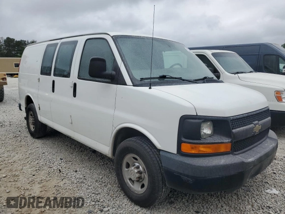 2014 Chevrolet Express Cargo Van with VIN 1GCWGFBA3E1207093, listed as a Copart auction lot 50932455 with 190,185 mi miles and Clean Title. Bid and sale history available at carsss.com. Image 4.