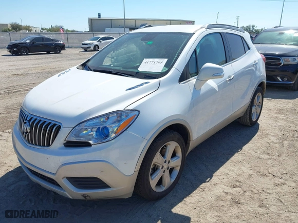 2015 Buick Encore with VIN KL4CJASB5FB221650, listed as a IAAI auction lot 41771795 with 86,935 mi miles. Bid and sale history available at carsss.com. Image 17.