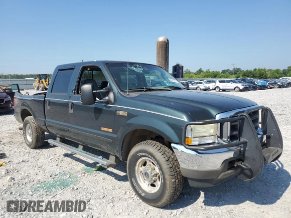 2004 Ford F-250 XL with VIN 1FTNW21P24EC97664, listed as a Copart auction lot 62030175 with 222,855 mi miles and Salvage title. Bid and sale history available at DreamBid. Image 4.