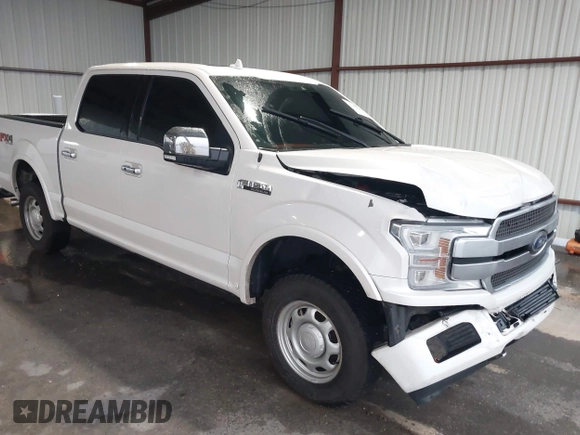2018 Ford F-150 XL with VIN 1FTEW1E5XJFE46170, listed as a IAAI auction lot 42189558 with 132,699 mi miles and . Bid and sale history available at DreamBid. Image 1.