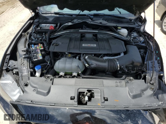 2022 Ford Mustang GT Premium with VIN 1FATP8FF4N5115171, listed as a Copart auction lot 59082155 with 12,475 mi miles and Salvage title. Bid and sale history available at DreamBid. Image 11.
