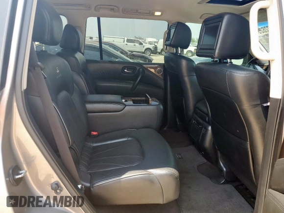 2014 Infiniti QX80 with VIN JN8AZ2NF2E9552934, listed as a Copart auction lot 57422625 with 103,786 mi miles and Salvage title. Bid and sale history available at DreamBid. Image 11.