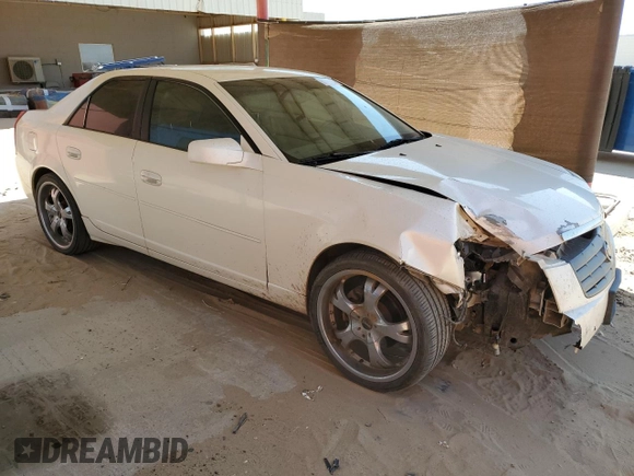 2003 Cadillac CTS with VIN 1G6DM57N230110575, listed as a Copart auction lot 66332734 with 184,546 mi miles and Salvage Title. Bid and sale history available at carsss.com. Image 4.