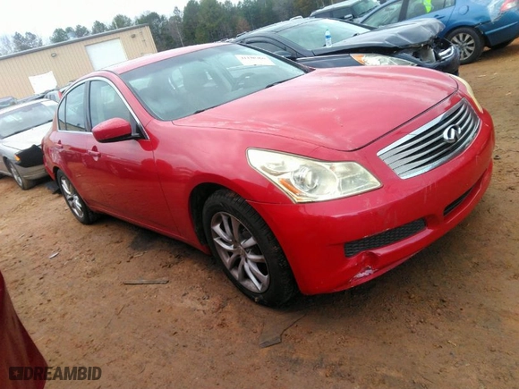 2009 Infiniti G37 Sedan Journey with VIN JNKCV61E19M305832, listed as a IAAI auction lot 41190366 with 1 mi miles. Bid and sale history available at carsss.com. Image 1.