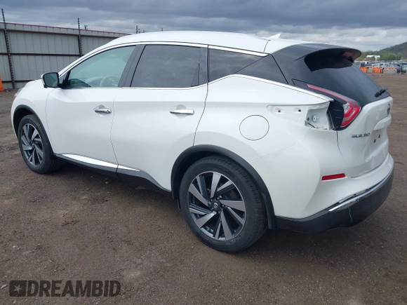 2016 Nissan Murano SL z VIN 5N1AZ2MH3GN139327, wystawiony jako IAAI lot #41908885 z przebiegiem 99 508 mil mil oraz . Historia ofert i sprzedaży dostępna na DreamBid. Obrazek 3.