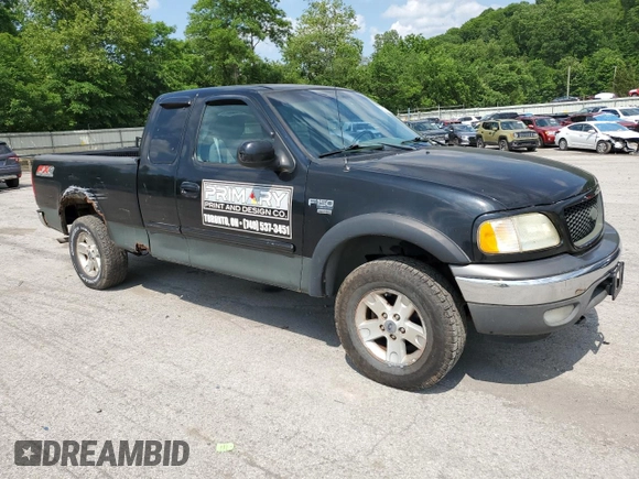 2002 Ford F-150 XL with VIN 2FTRX18L72CA99399, listed as a Copart auction lot 60335245 with 138,267 mi miles and Clean title. Bid and sale history available at DreamBid. Image 4.