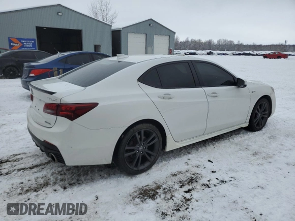2020 Acura TLX w/A-Spec Pkg with VIN 19UUB3F65LA801225, listed as a Copart auction lot 85669874 with 71,175 mi miles and Salvage Title. Bid and sale history available at carsss.com. Image 3.