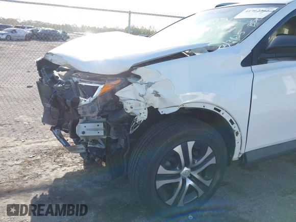 2016 Toyota RAV4 LE with VIN 2T3ZFREV0GW243456, listed as a IAAI auction lot 41962345 with 62,381 mi miles. Bid and sale history available at carsss.com. Image 6.