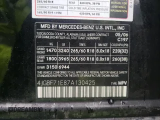 2007 Mercedes-Benz GL-Class with VIN 4JGBF71E87A130425, listed as a Copart auction lot 50365115 with 94,621 mi miles and Salvage Title. Bid and sale history available at carsss.com. Image 13.