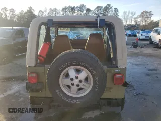 1995 Jeep Wrangler S with VIN 1J4FY19P8SP243343, listed as a Copart auction lot 85281554 with 144,004 mi miles and Salvage Title. Bid and sale history available at carsss.com. Image 6.
