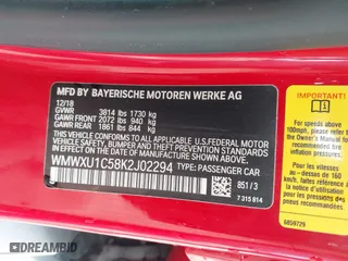 2019 MINI Hardtop 4 Door Cooper with VIN WMWXU1C58K2J02294, listed as a IAAI auction lot 41910654 with 97,887 mi miles. Bid and sale history available at carsss.com. Image 9.