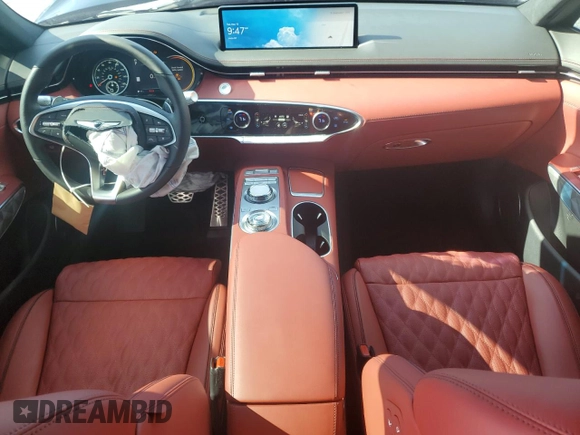 2025 Genesis GV70 Sport with VIN 5NMMCDTC0SH031404, listed as a Copart auction lot 56871775 with 1,687 mi miles and Salvage title. Bid and sale history available at DreamBid. Image 8.