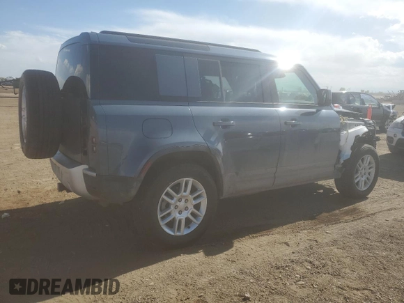 2025 Land Rover Defender S with VIN SALEJ7EXXS2358756, listed as a Copart auction lot 58084165 with 10,919 mi miles and Salvage title. Bid and sale history available at DreamBid. Image 3.