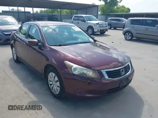 2010 Honda Accord LX with VIN 1HGCP2F31AA093033, listed as a IAAI auction lot 42512929 with 214,534 mi miles and . Bid and sale history available at DreamBid. Image 1.