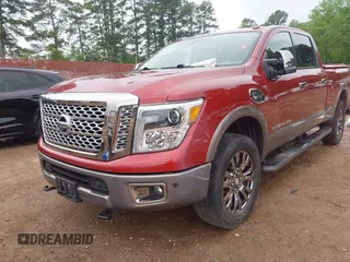 2018 Nissan Titan XD SV with VIN 1N6BA1F44JN550504, listed as a IAAI auction lot 41943693 with 1 mi miles. Bid and sale history available at carsss.com. Image 6.