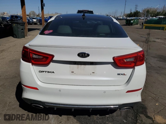 2014 Kia Optima SXL Turbo with VIN 5XXGR4A68EG280528, listed as a Copart auction lot 52174255 with 136,979 mi miles and Clean Title. Bid and sale history available at DreamBid. Image 6.