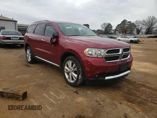 2013 Dodge Durango Crew with VIN 1C4SDHDT9DC658405, listed as a Copart auction lot 88593835 with 28,844 mi miles and Salvage title. Bid and sale history available at DreamBid. Image 12.