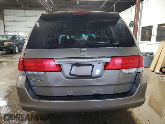 2009 Honda Odyssey EX-L with VIN 5FNRL38759B402158, listed as a Copart auction lot 52025715 with 239,340 mi miles and Salvage Title. Bid and sale history available at carsss.com. Image 6.
