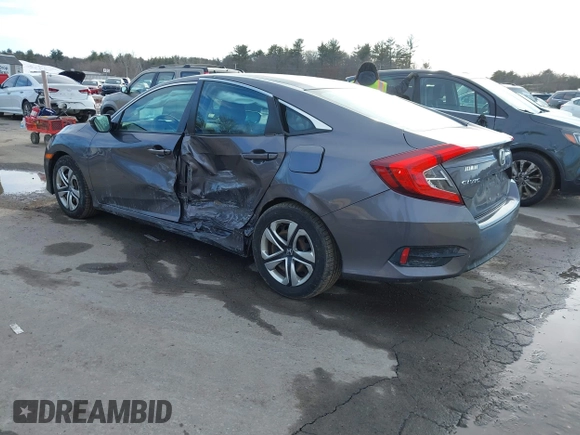 2017 Honda Civic Sedan LX with VIN 19XFC2F63HE222639, listed as a IAAI auction lot 41698385 with 134,708 mi miles. Bid and sale history available at carsss.com. Image 3.