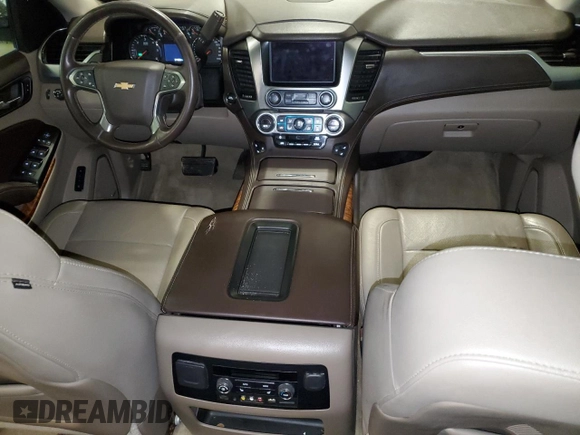 2015 Chevrolet Tahoe LTZ with VIN 1GNSCCKC5FR112071, listed as a Copart auction lot 60681815 with 211,853 mi miles and Clean title. Bid and sale history available at DreamBid. Image 8.