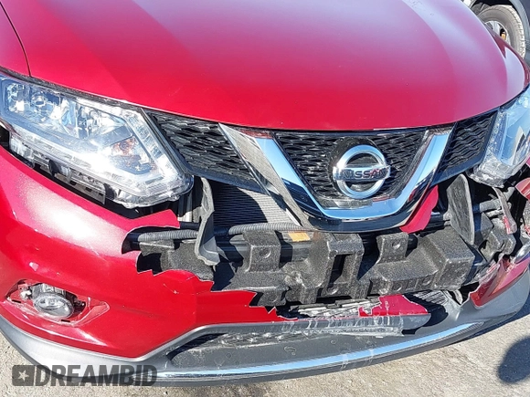 2015 Nissan Rogue S with VIN 5N1AT2MT1FC770397, listed as a IAAI auction lot 41599455 with 84,637 mi miles. Bid and sale history available at carsss.com. Image 6.