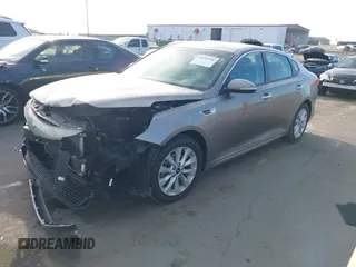 2018 Kia Optima LX with VIN 5XXGT4L33JG264459, listed as a IAAI auction lot 41793396 with 62,450 mi miles. Bid and sale history available at carsss.com. Image 17.