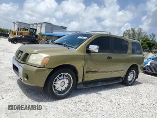 2006 Nissan Armada LE z VIN 5N1AA08A96N721150, wystawiony jako Copart lot #60799315 z przebiegiem 289 943 mil mil oraz Szkoda całkowita • Salvage title. Historia ofert i sprzedaży dostępna na DreamBid. Obrazek 1.