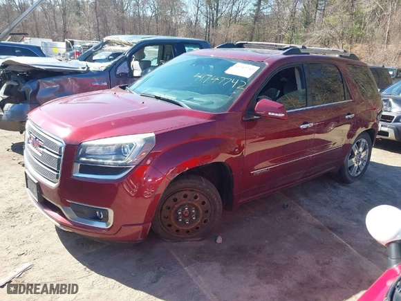 2015 GMC Acadia Denali with VIN 1GKKVTKD4FJ259576, listed as a IAAI auction lot 41747742 with 187,930 mi miles. Bid and sale history available at carsss.com. Image 2.