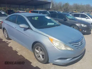 2012 Hyundai Sonata GLS with VIN 5NPEB4AC6CH331656, listed as a IAAI auction lot 41818783 with 179,604 mi miles. Bid and sale history available at carsss.com. Image 1.