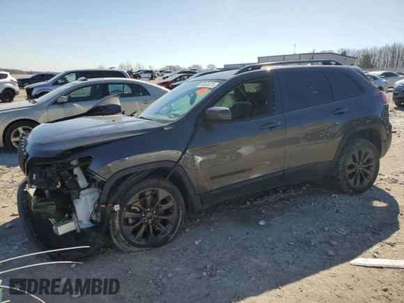 2021 Jeep Cherokee Latitude Lux with VIN 1C4PJLMN7MD107595, listed as a Copart auction lot 50659675 with 0 mi miles and Clean Title. Bid and sale history available at carsss.com. Image 1.