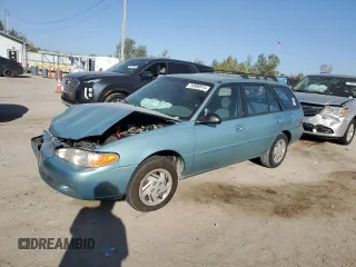 1997 Ford Escort LX with VIN 3FALP15P7VR172687, listed as a Copart auction lot 74506914 with 92,314 mi miles and Salvage Title. Bid and sale history available at carsss.com. Image 1.