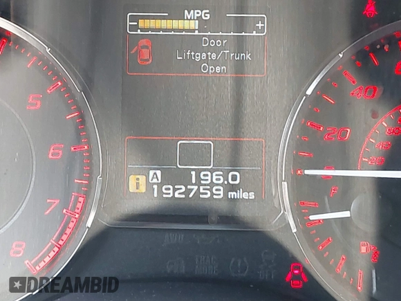 2015 Subaru WRX с VIN JF1VA1A67F9833865, выставлен на аукционе IAAI как лот 42170379 с пробегом 192 759 миль миль и . История ставок и продаж доступна на DreamBid. Изображение 15.