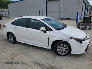 2021 Toyota Corolla LE with VIN 5YFEPMAE1MP206006, listed as a Copart auction lot 53228715 with 34,267 mi miles and Salvage Title. Bid and sale history available at DreamBid. Image 4.