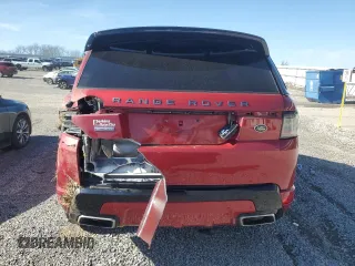 2019 Land Rover Range Rover Sport Dynamic with VIN SALWR2RE2KA865438, listed as a Copart auction lot 43042175 with 0 mi miles and Salvage Title. Bid and sale history available at carsss.com. Image 6.