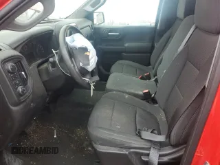 2021 Chevrolet Silverado 1500 Work Truck with VIN 1GCPYAEH3MZ139150, listed as a Copart auction lot 45953515 with 55,394 mi miles and Salvage Title. Bid and sale history available at DreamBid. Image 7.