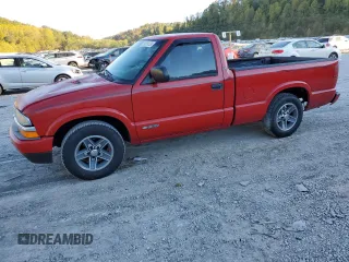 1999 Chevrolet S-10 LS with VIN 1GCCS1446XK191044, listed as a Copart auction lot 75818124 with 148,018 mi miles and Salvage Title. Bid and sale history available at carsss.com. Image 1.