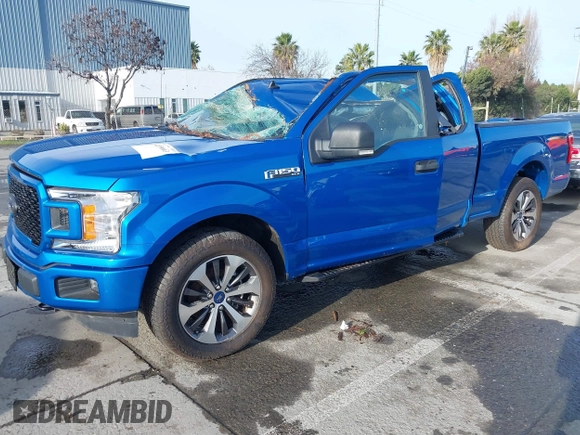 2020 Ford F-150 XL with VIN 1FTFX1E48LKD02362, listed as a IAAI auction lot 41556663 with 1 mi miles. Bid and sale history available at carsss.com. Image 2.