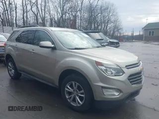 2016 Chevrolet Equinox LT with VIN 2GNALCEK1G1173507, listed as a IAAI auction lot 41439456 with 105,382 mi miles and . Bid and sale history available at carsss.com. Image 1.