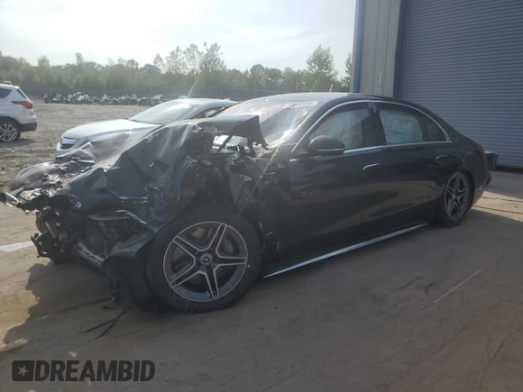 2024 Mercedes-Benz S 580e with VIN W1K6G6KB9RA304206, listed as a Copart auction lot 70650454 with Not Provided miles and Salvage Title. Bid and sale history available at DreamBid. Image 1.