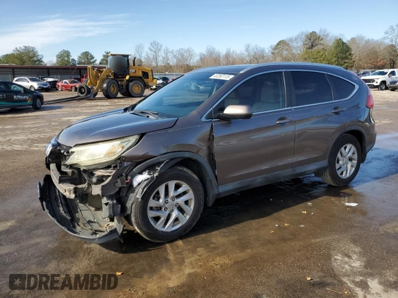 2015 Honda CR-V EX-L with VIN 2HKRM3H76FH525672, listed as a Copart auction lot 43263115 with 156,427 mi miles and Salvage Title. Bid and sale history available at carsss.com. Image 1.