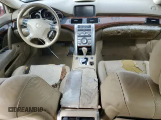 2005 Acura RL with VIN JH4KB16505C004369, listed as a Copart auction lot 48157135 with 246,991 mi miles and Salvage Title. Bid and sale history available at carsss.com. Image 8.