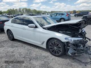 2018 BMW 5 Series 530i with VIN WBAJA5C59JG899792, listed as a Copart auction lot 56603125 with 79,858 mi miles and Salvage title. Bid and sale history available at DreamBid. Image 4.