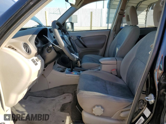 2003 Toyota RAV4 with VIN JTEGH20V630108234, listed as a Copart auction lot 46493925 with 256,565 mi miles and Salvage Title. Bid and sale history available at DreamBid. Image 7.