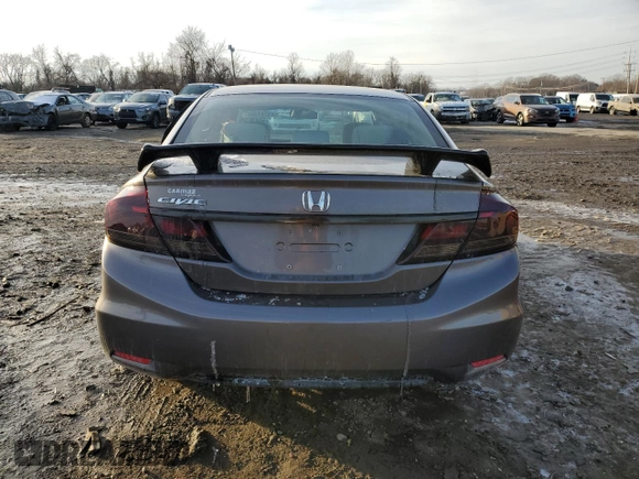 2015 Honda Civic EX with VIN 19XFB2F81FE292688, listed as a Copart auction lot 41737485 with 46,710 mi miles and Salvage Title. Bid and sale history available at carsss.com. Image 6.