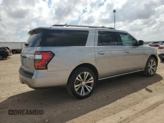 2020 Ford Expedition Max King Ranch with VIN 1FMJK1PT6LEA92254, listed as a Copart auction lot 68925444 with 76,506 mi miles and Clean Title. Bid and sale history available at DreamBid. Image 3.