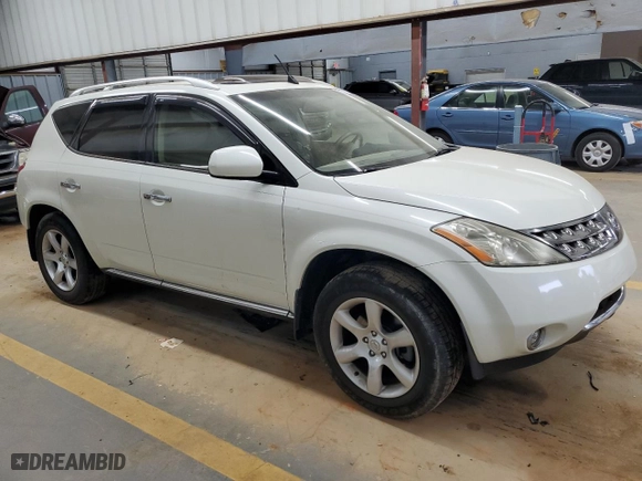 2006 Nissan Murano SE with VIN JN8AZ08W36W523767, listed as a Copart auction lot 71339564 with 89,753 mi miles and Salvage Title. Bid and sale history available at carsss.com. Image 4.