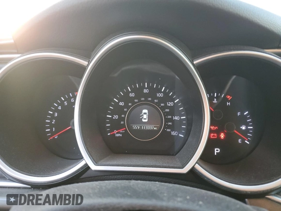 2015 Kia Optima LX with VIN 5XXGM4A79FG465938, listed as a Copart auction lot 86709094 with 113,337 mi miles and Salvage title. Bid and sale history available at DreamBid. Image 9.