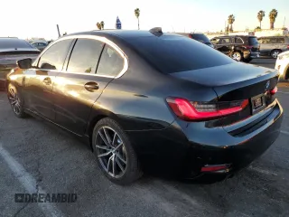 2022 BMW 3 Series 330i with VIN 3MW5R1J04N8C27833, listed as a Copart auction lot 88035205 with 35,518 mi miles and Salvage Title. Bid and sale history available at carsss.com. Image 2.