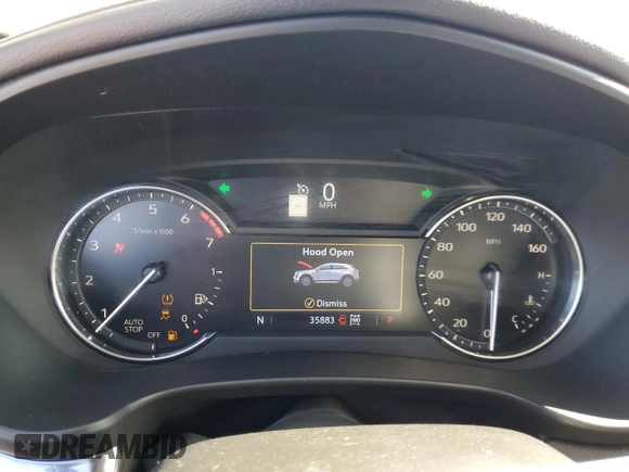 2019 Cadillac XT4 AWD Luxury with VIN 1GYFZBR49KF159269, listed as a Copart auction lot 77130474 with 35,883 mi miles and Salvage Title. Bid and sale history available at carsss.com. Image 9.