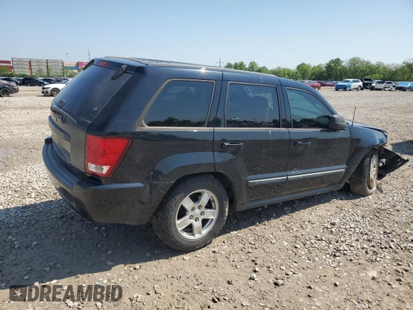 2007 Jeep Grand Cherokee Laredo z VIN 1J8GR48K17C668294, wystawiony jako Copart lot #56686165 z przebiegiem 245 172 mil mil oraz Szkoda całkowita • Salvage title. Historia ofert i sprzedaży dostępna na DreamBid. Obrazek 3.